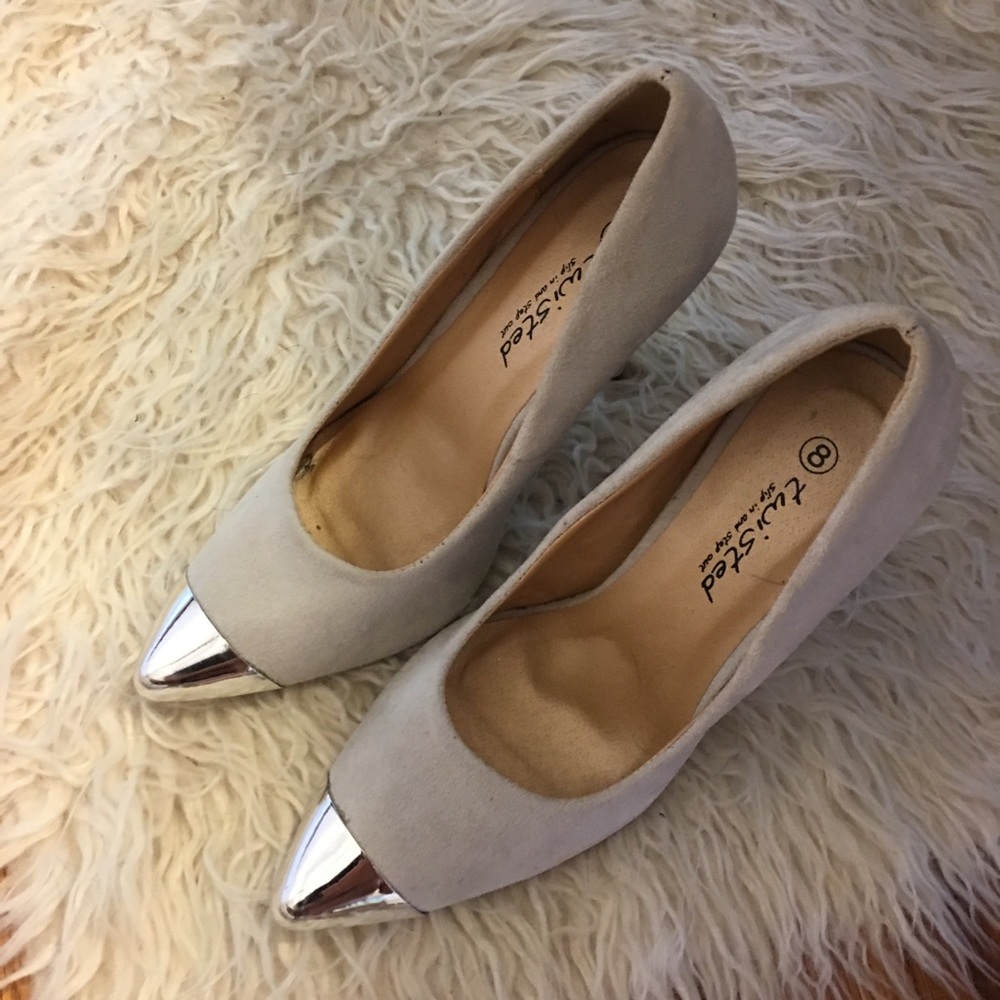 Silver heels
